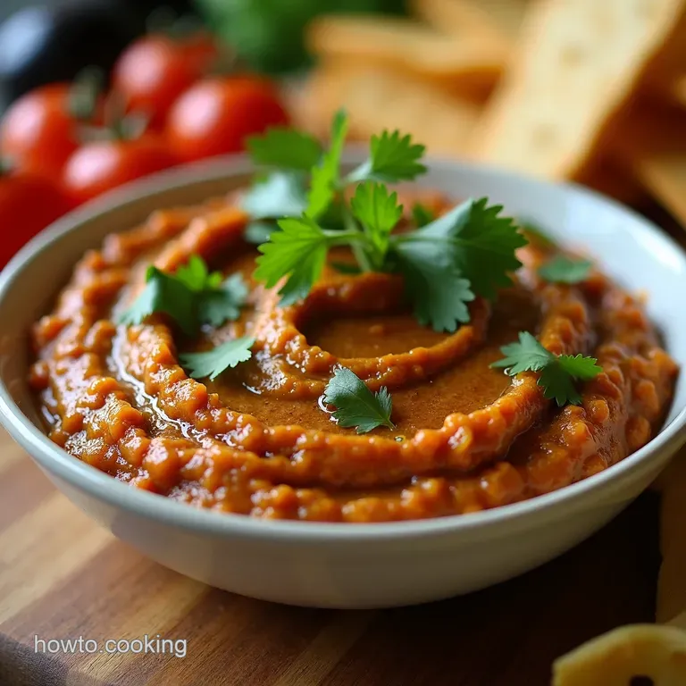 Smoky Persian Eggplant Dip Kashke Bademjan