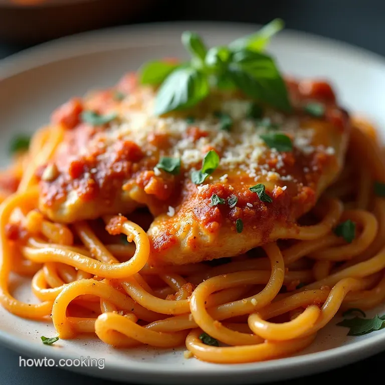 OnePan Smoky Rotel Chicken Spaghetti Bake