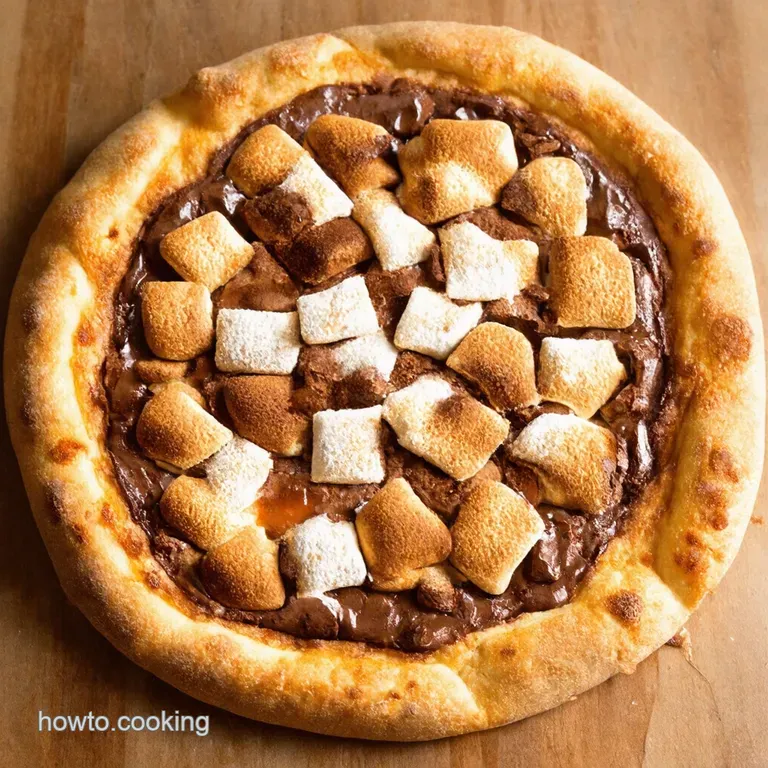 Smores Dessert Pizza Campfire Classic Meets Pizza Night
