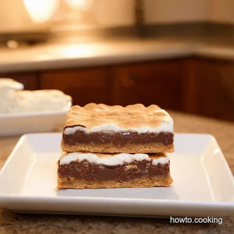 Smores Dream Bars Campfire Comfort Elevated presentation