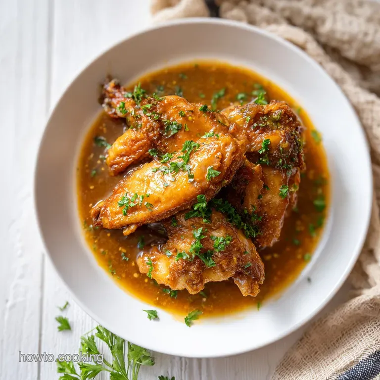 Southern Smothered Turkey Wings with Rich Gravy