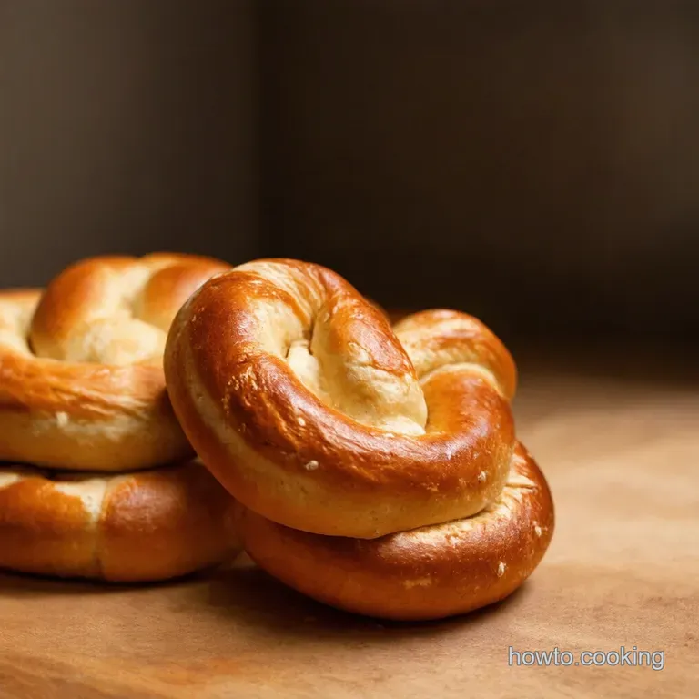 Soft Chewy Homemade Pretzels Easy presentation