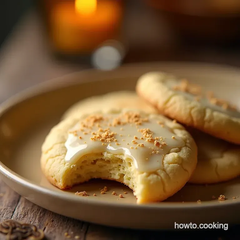 The Proper Pint Meltinyourmouth Eggnog Sugar Cookies with Nutmeg Glaze presentation