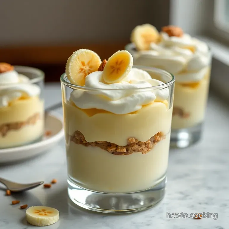 Southern Charm Banana Pudding Parfaits a Spoonful of Sunshine presentation