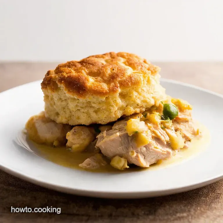 Southern Comfort Chicken Biscuit Casserole