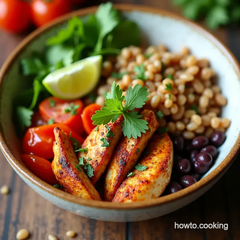 Southwestern Chicken Black Bean Power Bowls