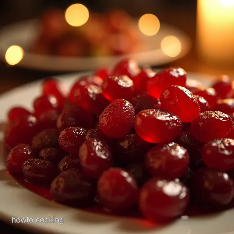 JewelToned Sparklers The Easiest Candied Cranberries Recipe presentation