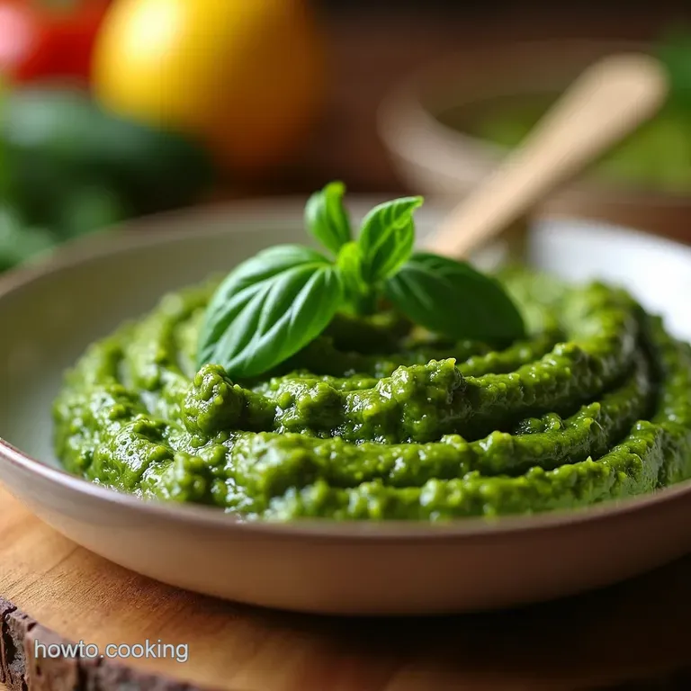 Speedy Basil Pesto Fresh Flavor Zero Fuss presentation