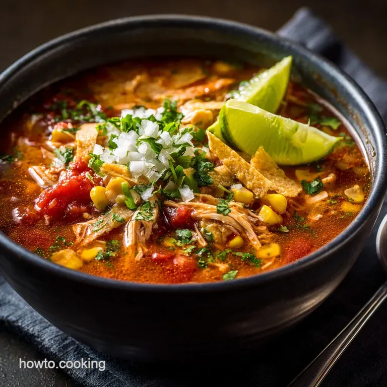 Chicken Taco Soup: the Easiest Hearty Supper Ready in Under an Hour presentation