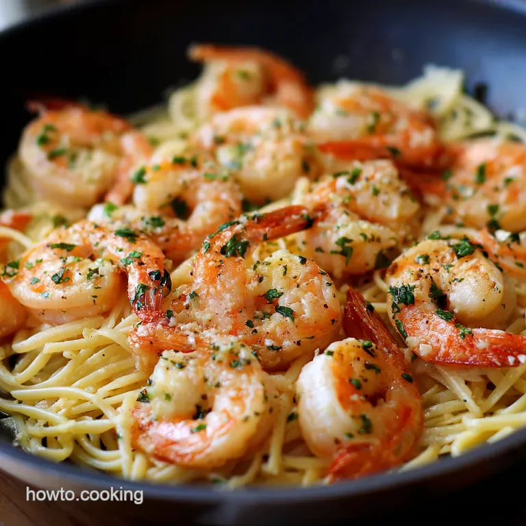Speedy Garlic Butter Shrimp Scampi with Linguine