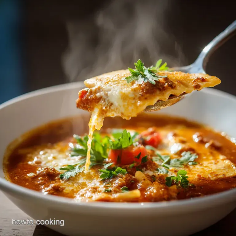 Healthy Lasagna Soup Recipe HighProtein Light Weeknight Meal