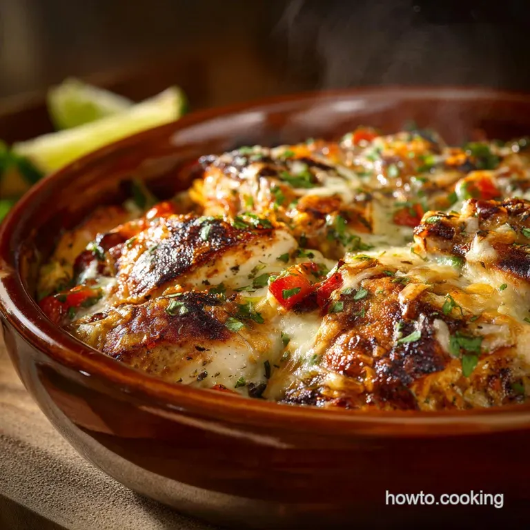 The Rio Grande Rhapsody Speedy Southwest Chicken Casserole presentation