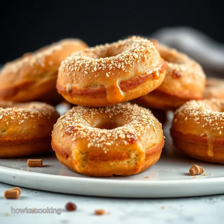 Spiced Apple Cider Donuts: Autumn' s Sweetest Treat presentation
