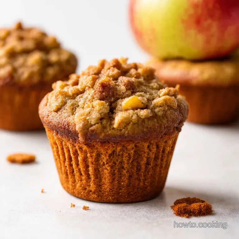 Spiced Applesauce Crumble Muffins A Taste of Autumn