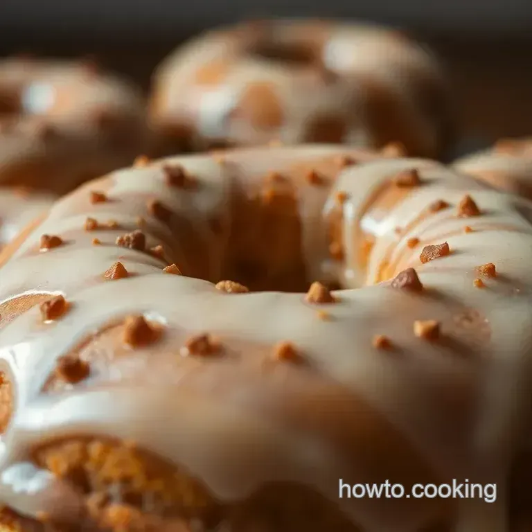Spiced Cake Donuts with Maple Glaze