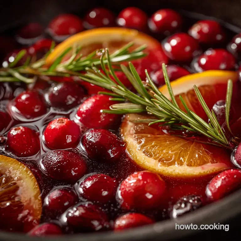 Non Alcoholic Christmas Punch: Sophisticated Spiced Cranberry Mocktail