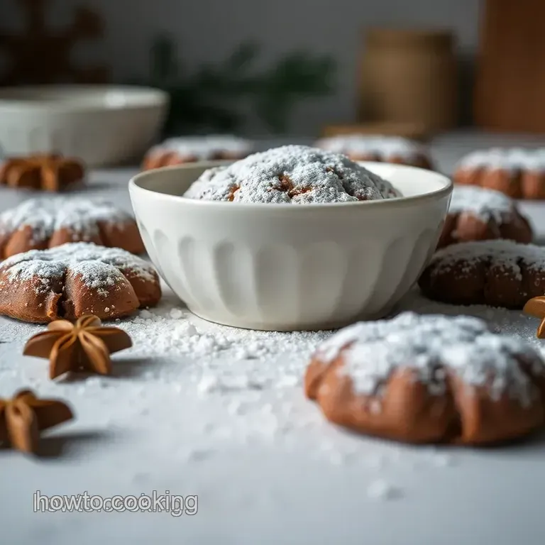 Spiced Gingerbread Cut-Out Cookies with Lemon Royal Icing presentation