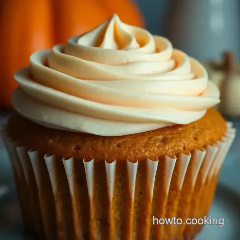 Spiced Pumpkin Cupcakes with Cream Cheese Frosting