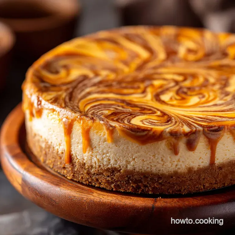 The Great Autumn BakeOff Spiced Pumpkin Swirl Cheesecake