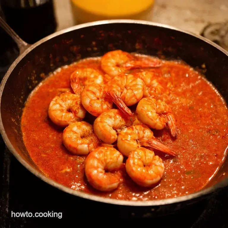 Spicy Voodoo Shrimp a New Orleans Heatwave presentation