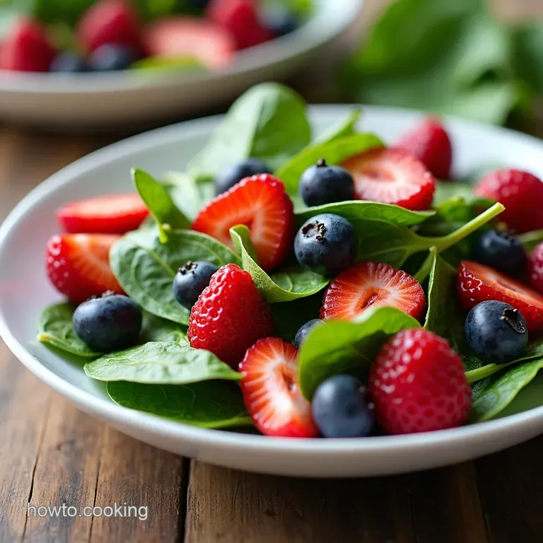 Spinach Berry Bliss Salad with Poppy Seed Vinaigrette