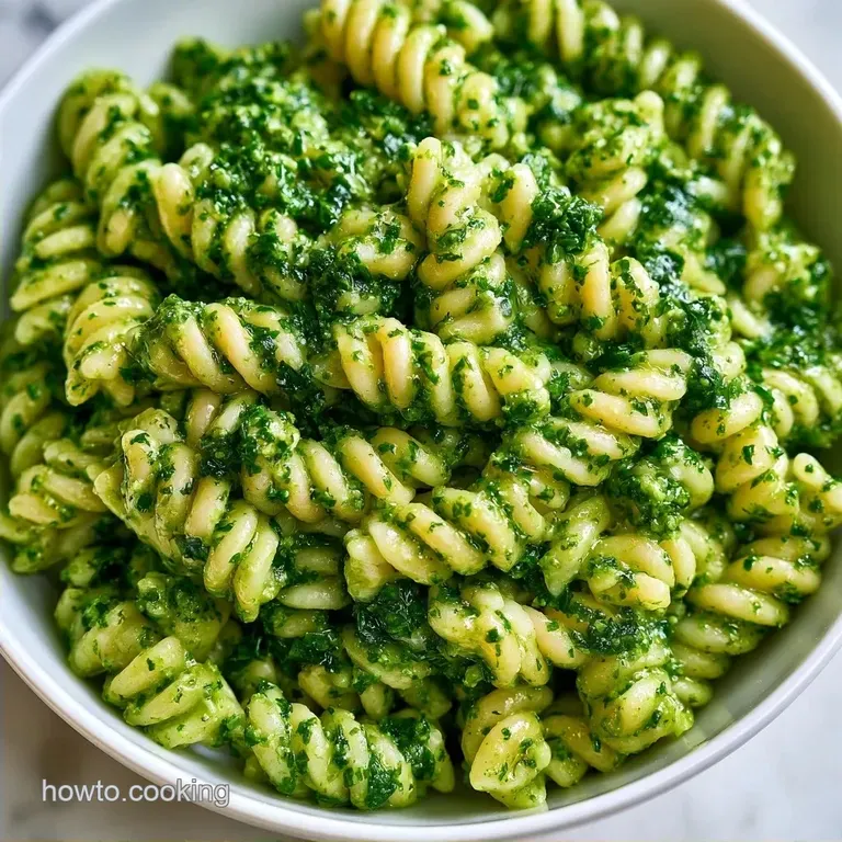 Store Bought Pesto Pasta Hack with Heavy Cream