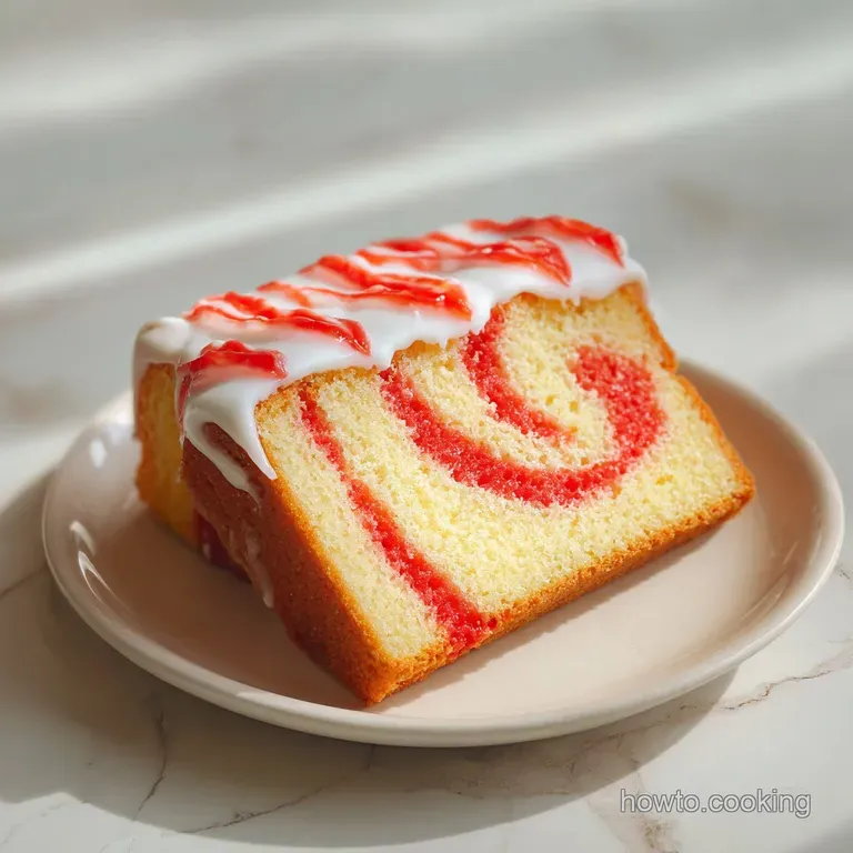Homemade Strawberry Cream Cheese Pound Cake: Velvety