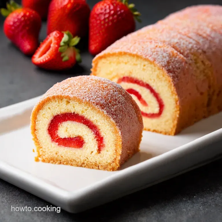 Strawberry Dream Swiss Roll