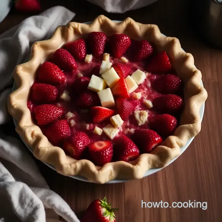 Strawberry Rhubarb Pie: a Perfectly Tart and Sweet Classic presentation