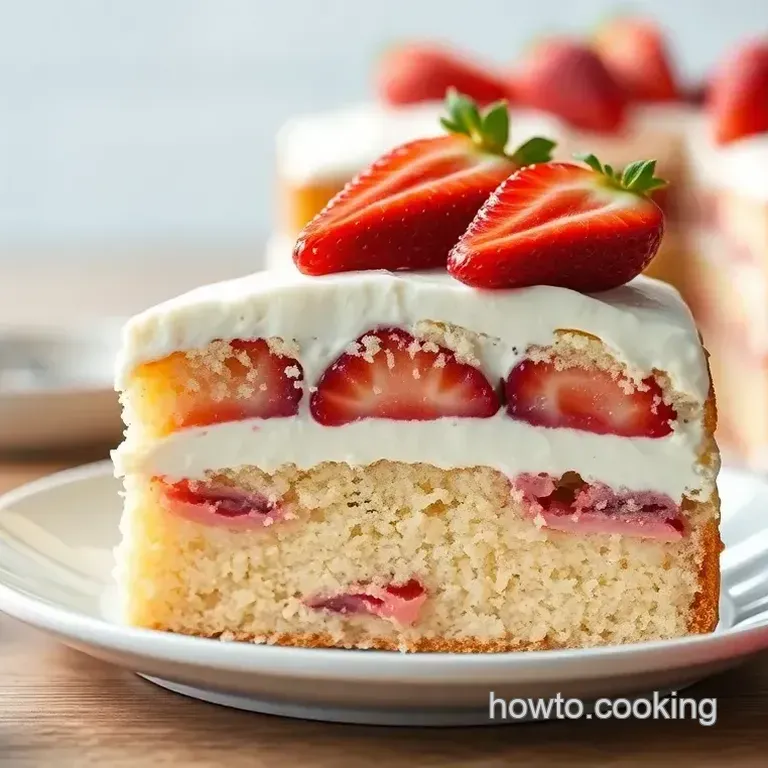 Strawberry Shortcake Cake