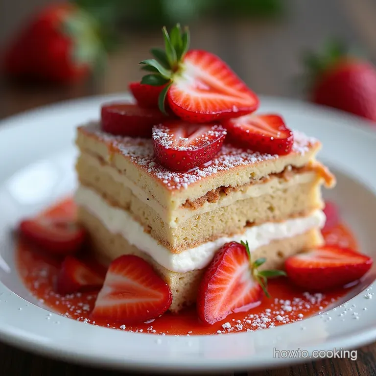 A Proper Summer Garden Strawberry Tiramisu NoBake
