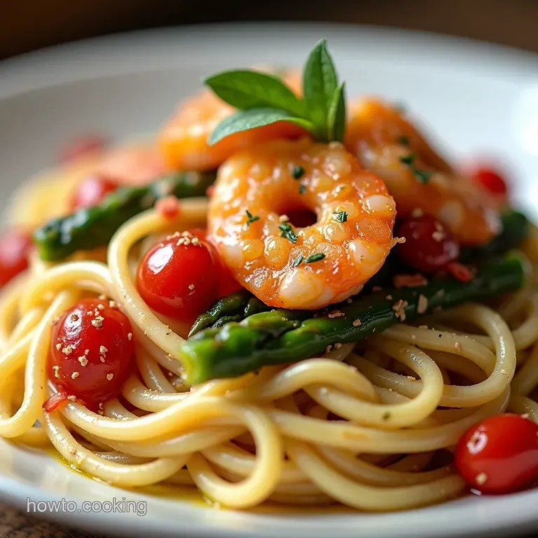 SunKissed Shrimp Asparagus Pasta A Taste of the Mediterranean