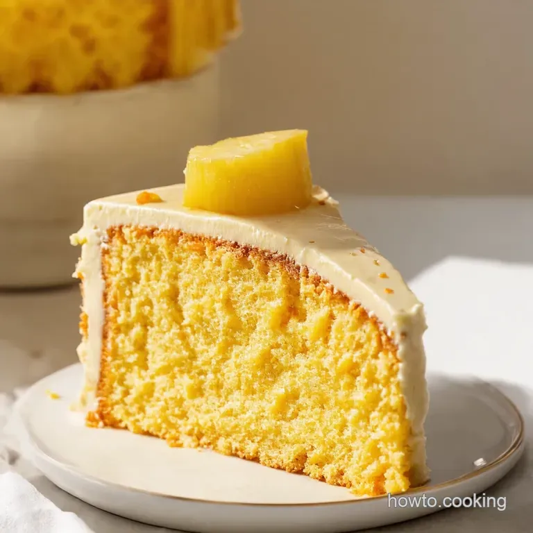 Sunshine Carrot Cake with Pineapple Cream Cheese Frosting