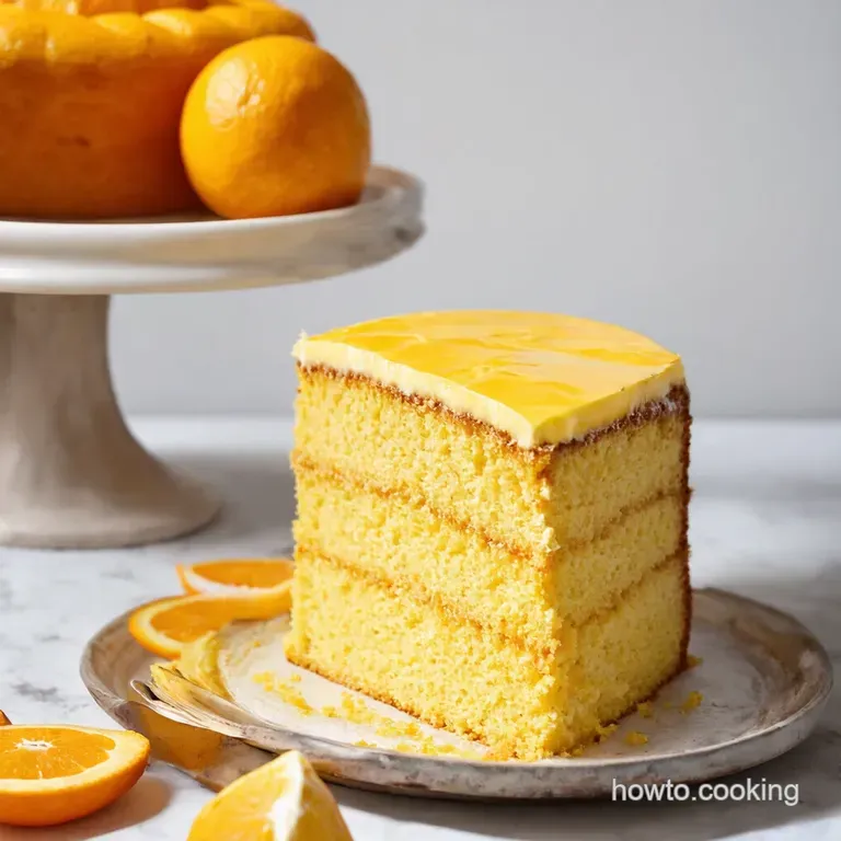 Sunshine Citrus Layer Cake with Raspberry Swirl Buttercream