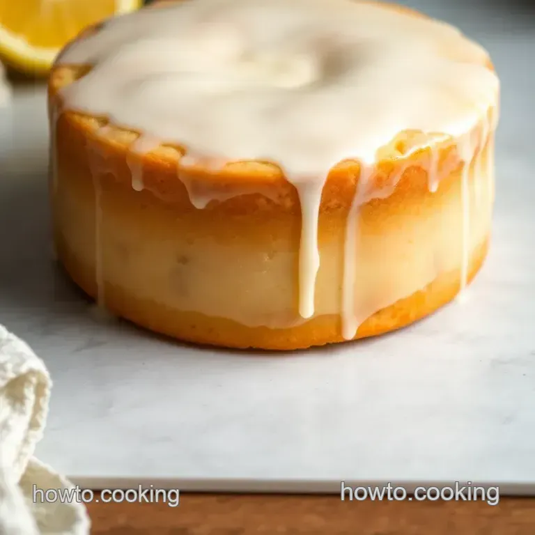 Sunshine Lemon Cake (That Actually Tastes Like Lemon!) presentation