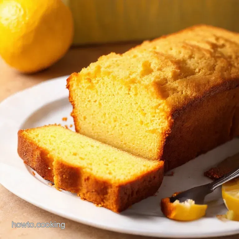 Sunshine Lemon Loaf a Zesty Slice of Happiness presentation