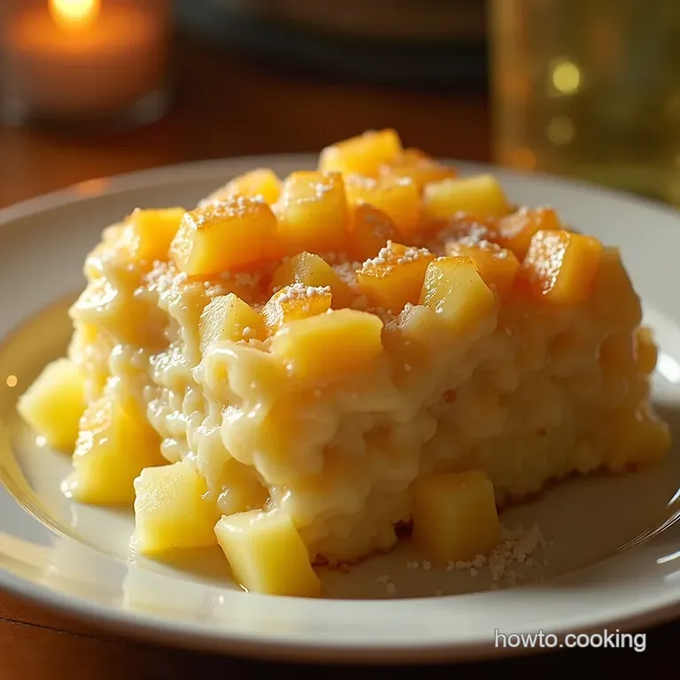 Sunshine Southern Pineapple Casserole presentation