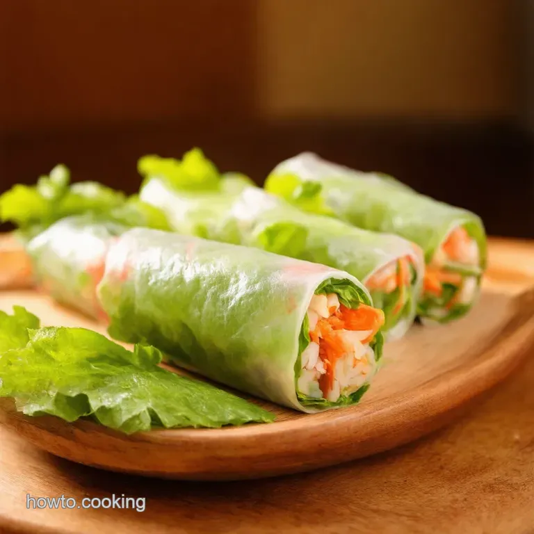 Sunshine Summer Rolls with Peanut Dipping Sauce presentation