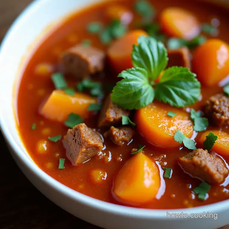 Sweet Potato Beefy Bliss A Twist on Puchero