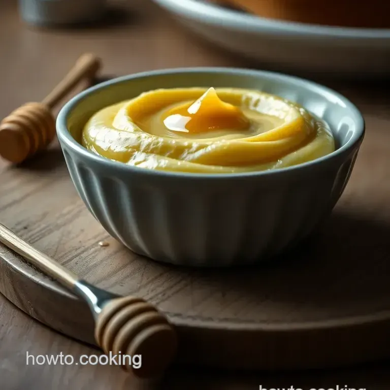 Sweet & Silky Honey Butter presentation