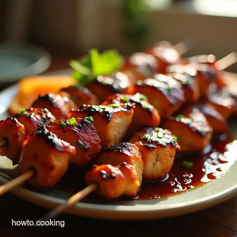 Sweet Smoky Bbq Chicken Kabobs Grill Master Edition presentation