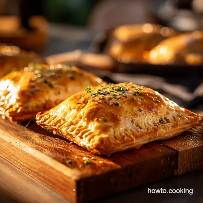 The Sweetheart Savoury Pies Creamy Chicken Tarragon Leek Hand Pies presentation