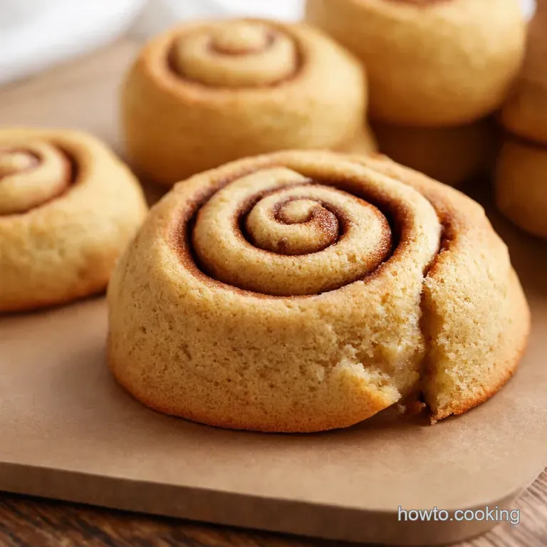 Swirls of Spice Easy Cinnamon Roll Cookies presentation