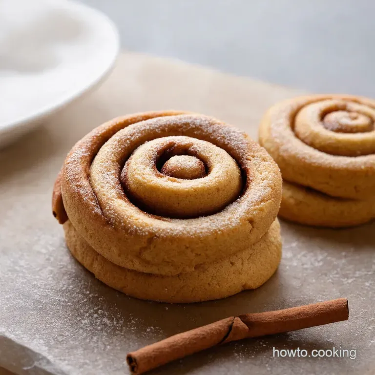 Swirls of Spice Easy Cinnamon Roll Cookies