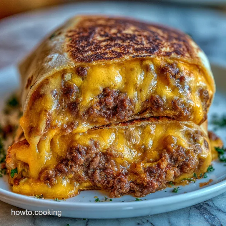 Taco Bell Beefy Melt Burrito: Golden and Crunchy
