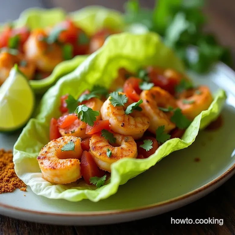 Zesty Fiesta Shrimp Lettuce Wraps Quick Fresh GuiltFree Tacos