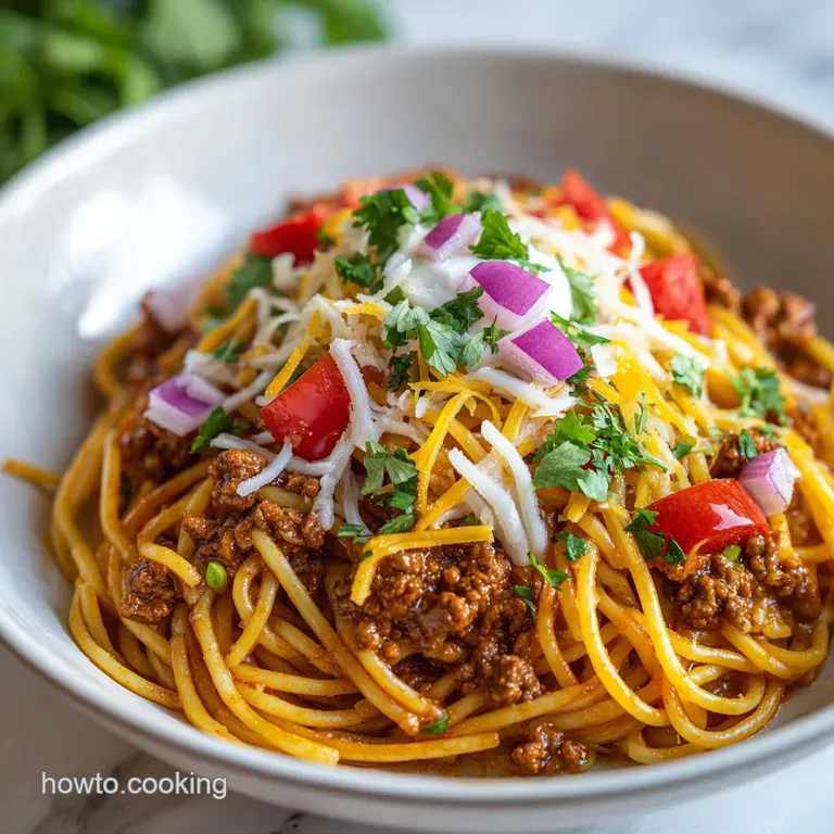 Taco Spaghetti: Velvety One-Pan Fiesta