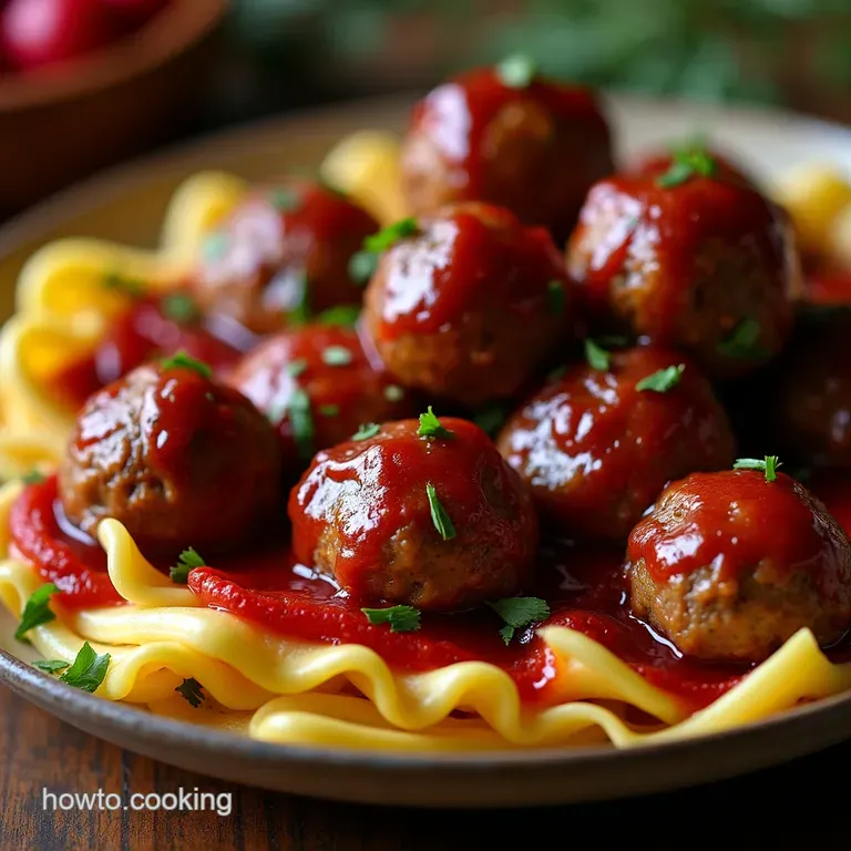 Jolly Good Glazed Meatballs Sweet Tangy Cranberry Bash presentation