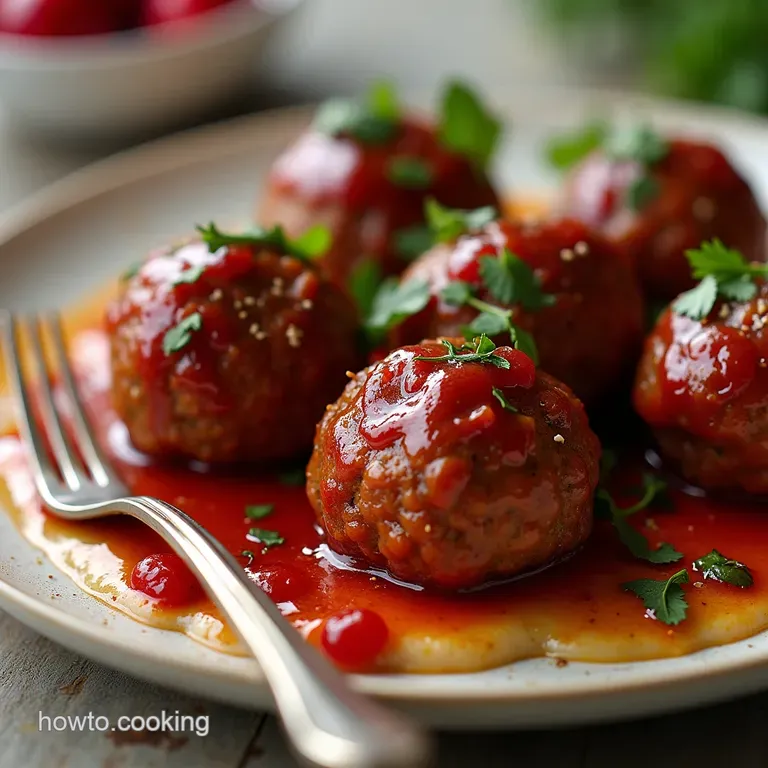 Jolly Good Glazed Meatballs Sweet Tangy Cranberry Bash