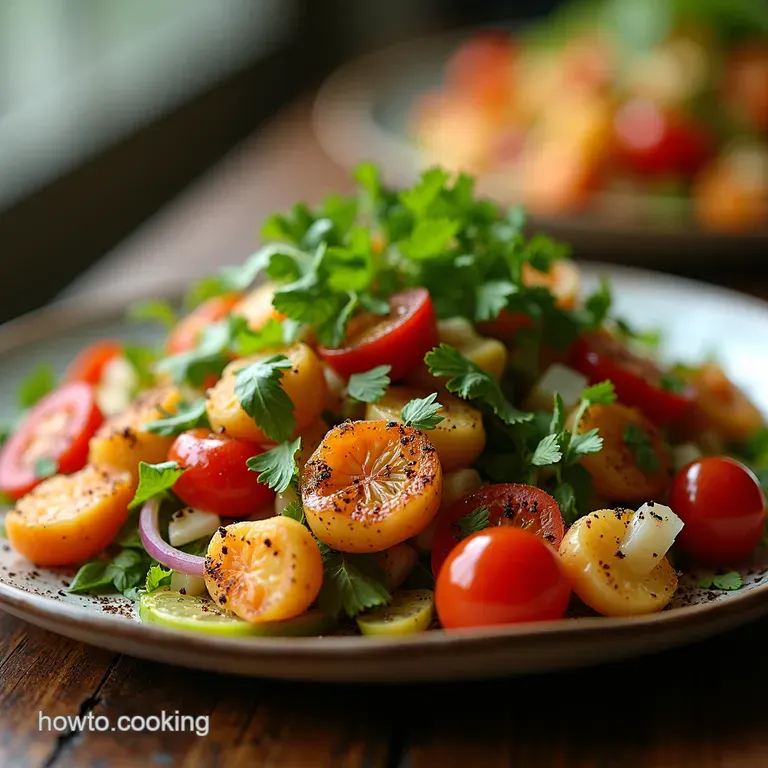 The Ultimate Lebanese Fattoush Crisp Tangy and Bursting with Freshness
